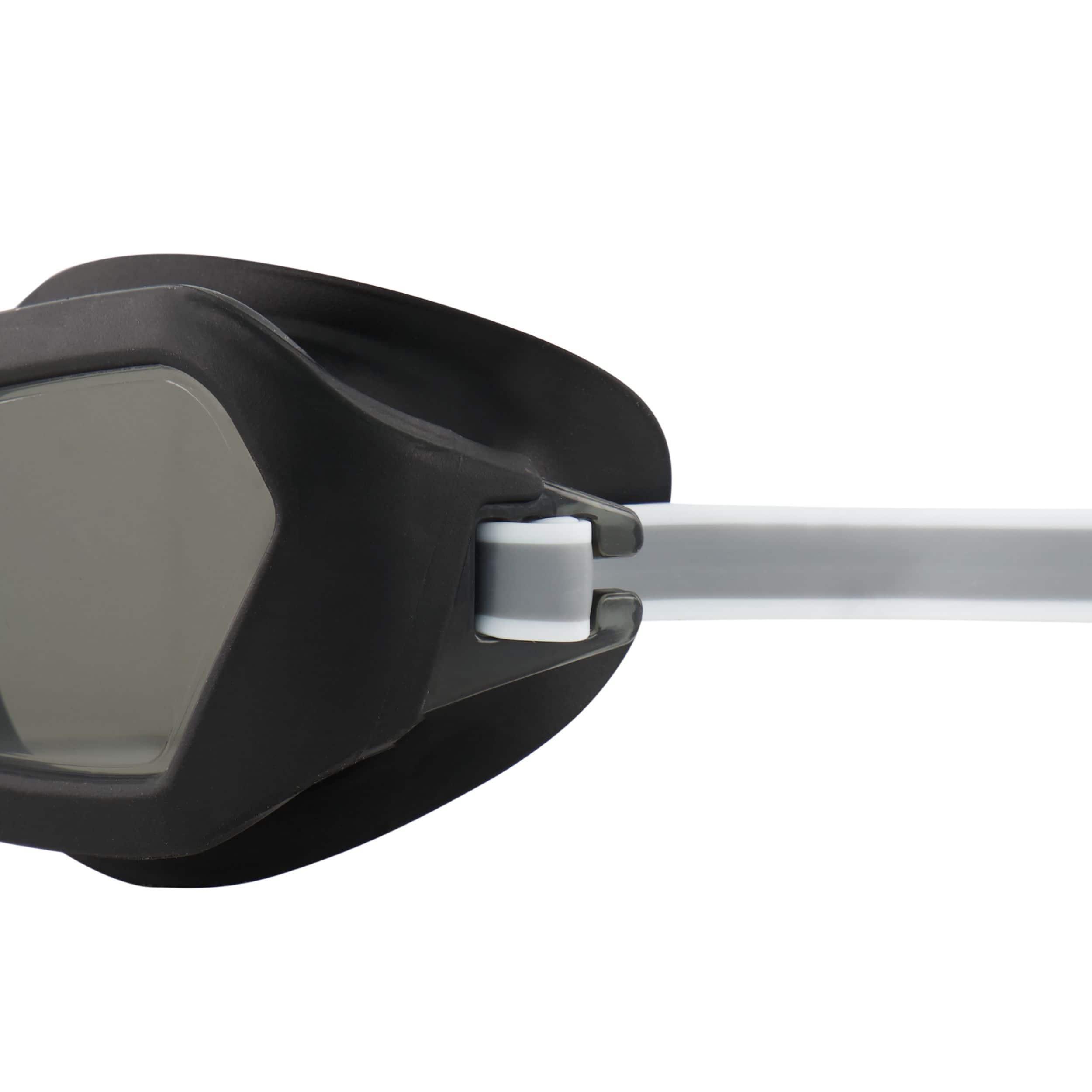 Speedo Anti-Fog UV-Protected Youth/Adult Swim Goggles, Black/Grey