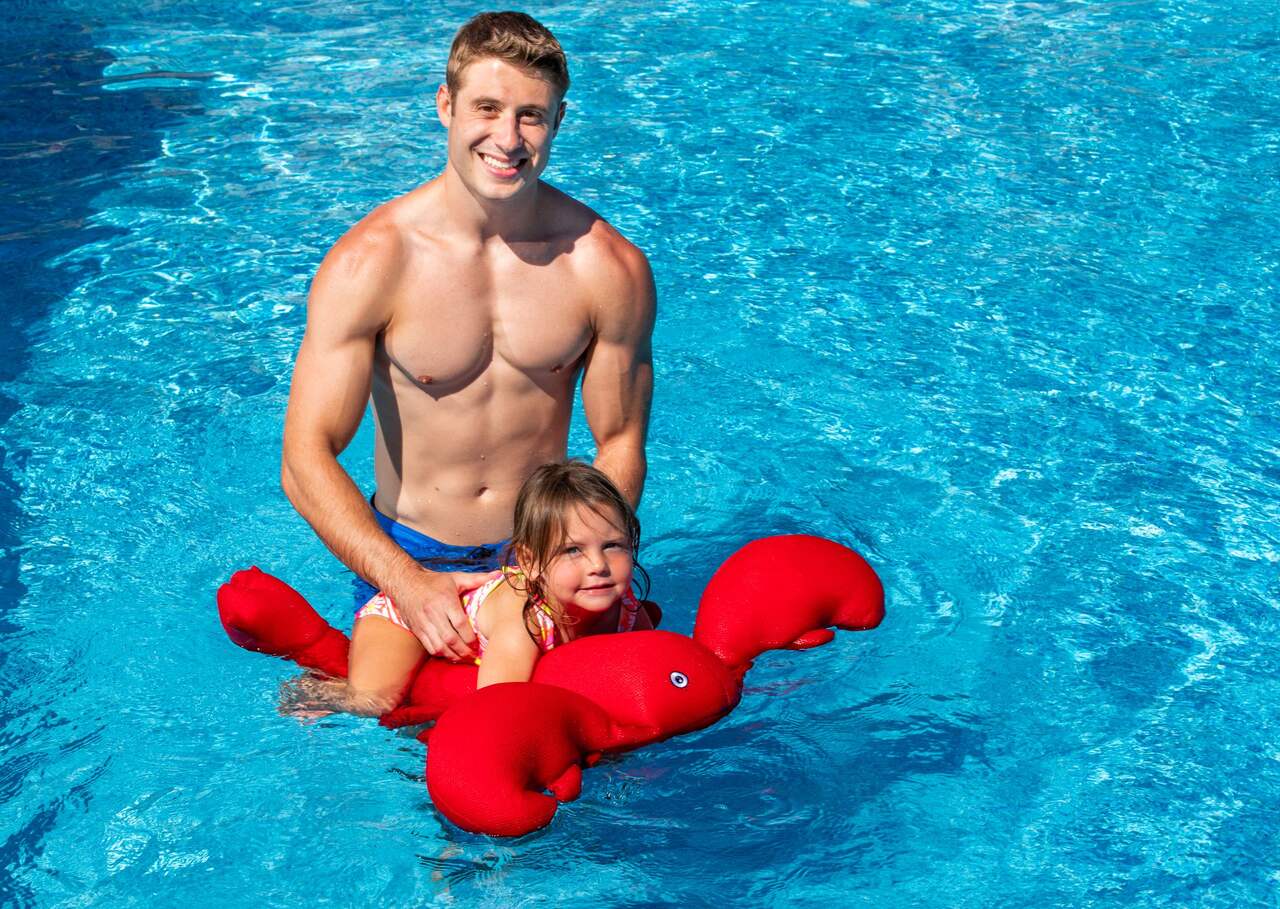 Blue Wave Floating Ride-On Lobster Kids' Toy Pool Float/Lounger