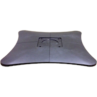Blue Wave Poolside Solar Shower with Base, Black Front_Elevated
