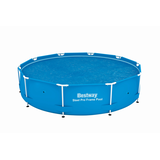 Bestway Flowclear™ Solar Fast Set & Steel Frame Pool Cover,  10-ft Front_Elevated