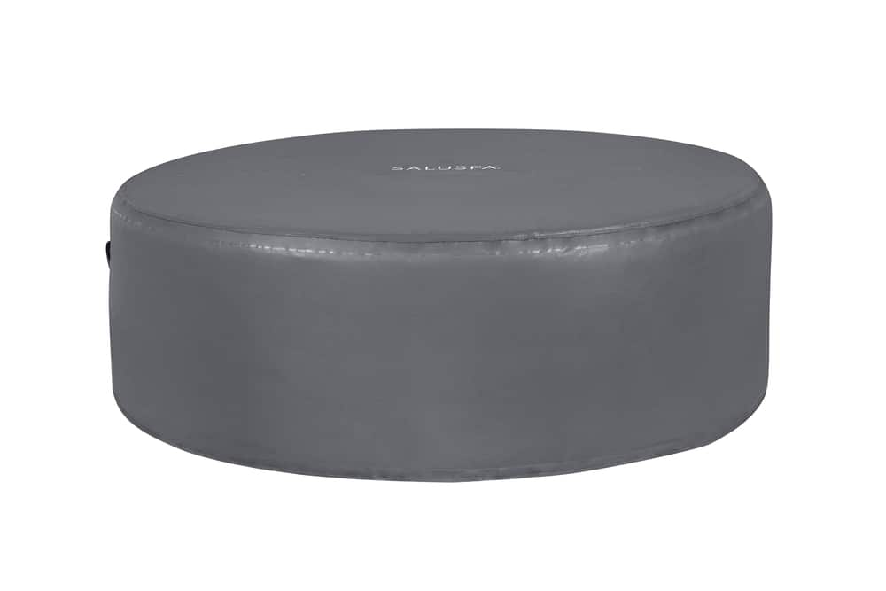 SaluSpa™ Thermal DuraPlus™ Waterproof Round Spa Cover, Zippered Door ...