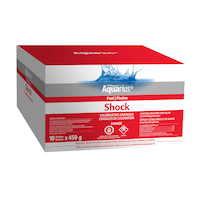 Traitement choc en granules de chlore Aquarius, 450 g, paq. 10 Front_Angled_Right