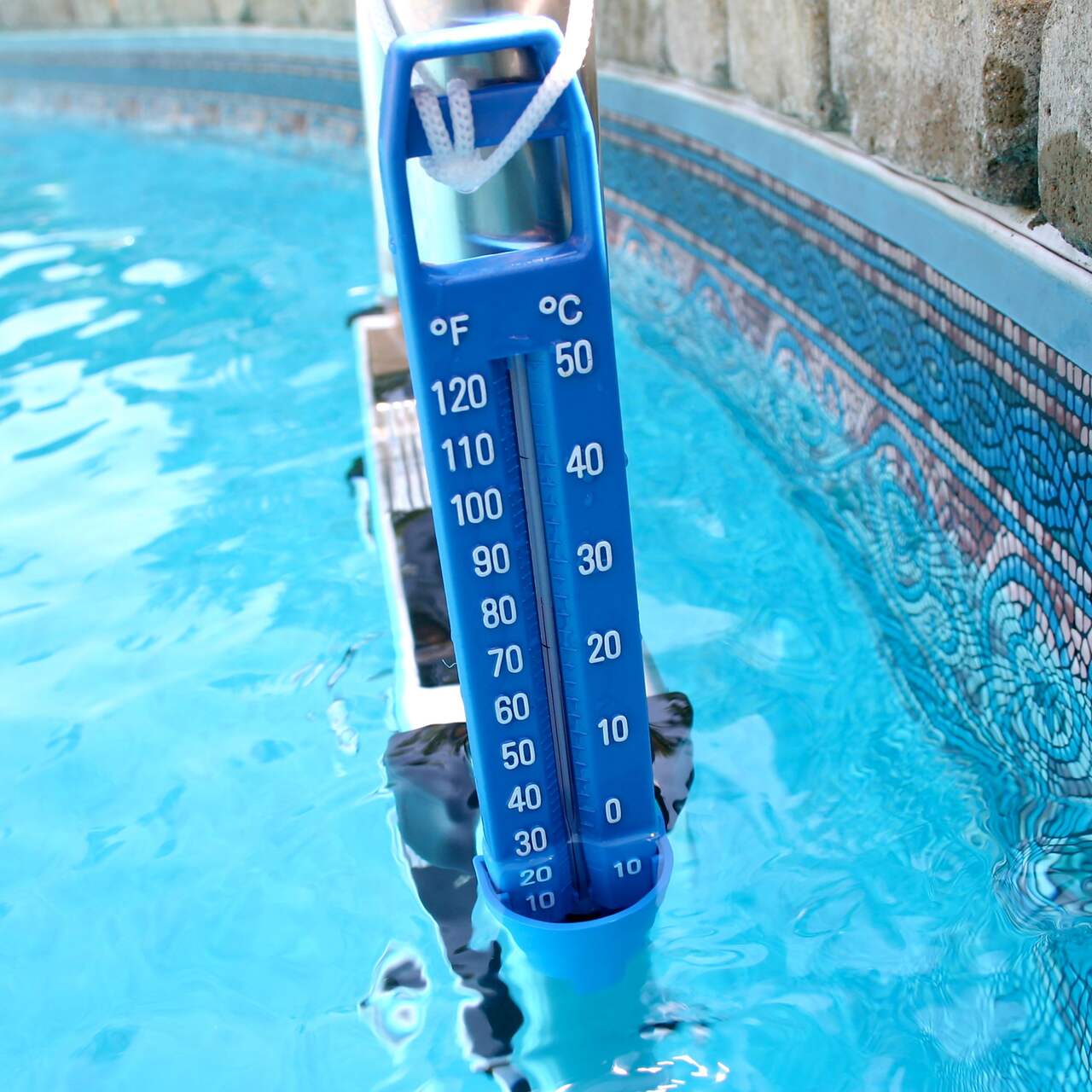 Thermomètre flottant de personnage pour piscine Aquarius, couleurs
