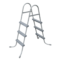 Bestway Pool Ladder, with Hand Rail, 36-in Front_Angled_Left