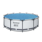 Bestway Flowclear™ Solar Steel Frame Pool Cover, 22-24-ft
