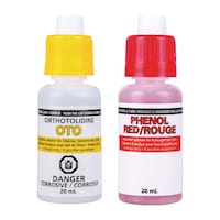 Aquarius Test Kit OTO & Phenol Refill Bottles, 20-mL