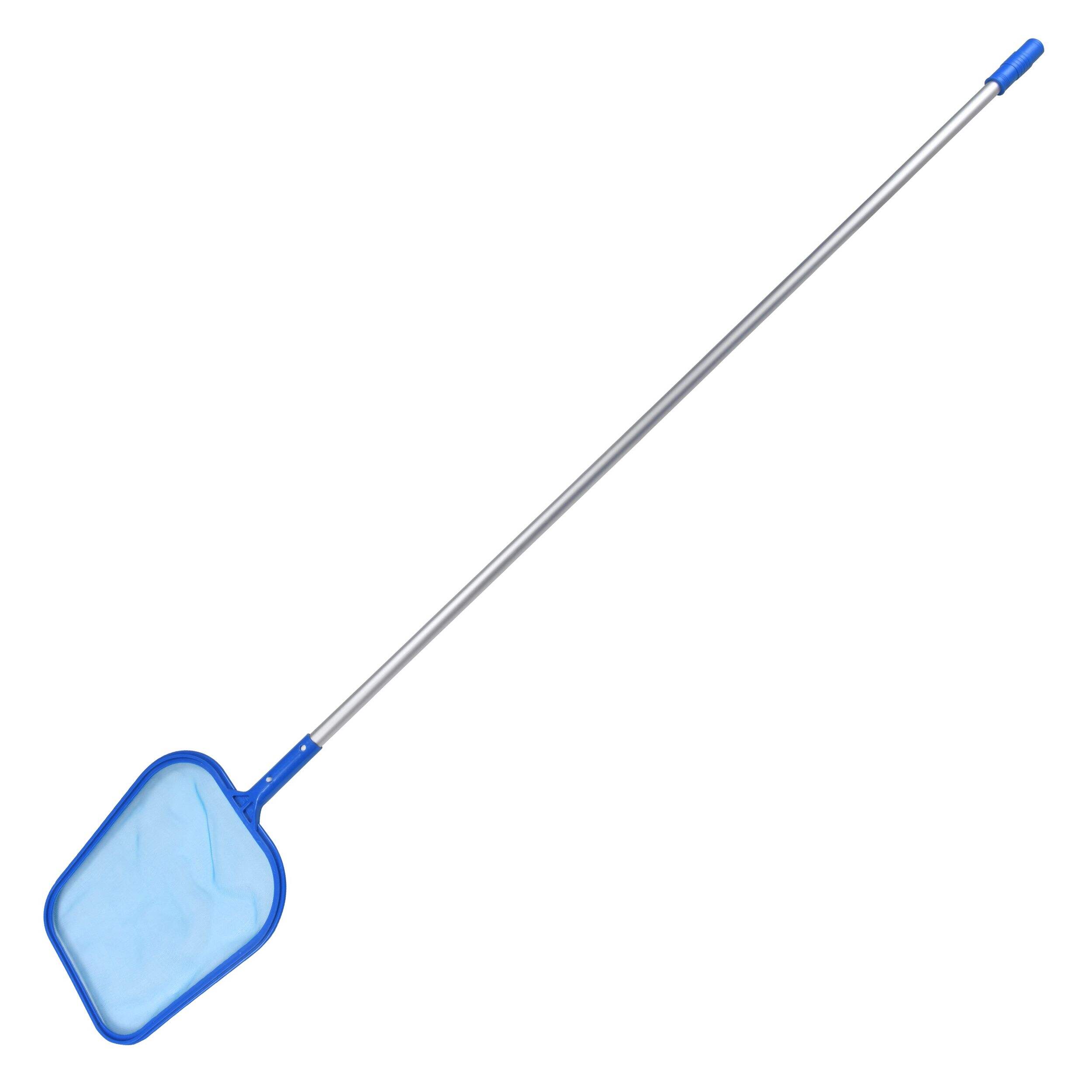 Aquarius Steel Frame Pool & Spa Leaf Skimmer Net with Durable Pole, 5-ft Front_Three_Fourths_Angled_Left