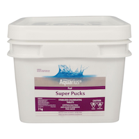 Aquarius Super Pucks - Stabilized Pool Chlorine Pucks, 7-kg Front_Flat
