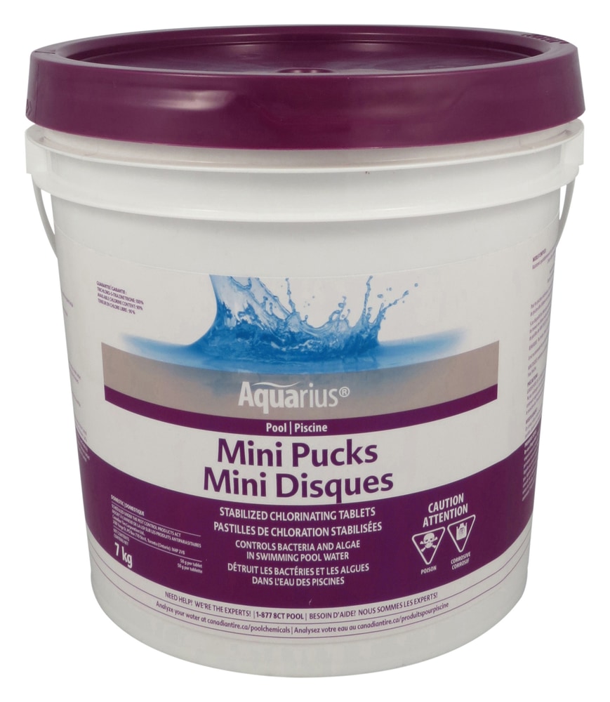 Aquarius Stabilized Chlorine, 2in Mini Pucks Canadian Tire