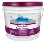 Aquarius Super Pucks Stabilized Chlorine Pool Pucks, 10-kg Front_Flat