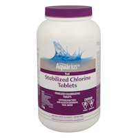 Aquarius Stabilized Chlorine Tablets, 2-kg