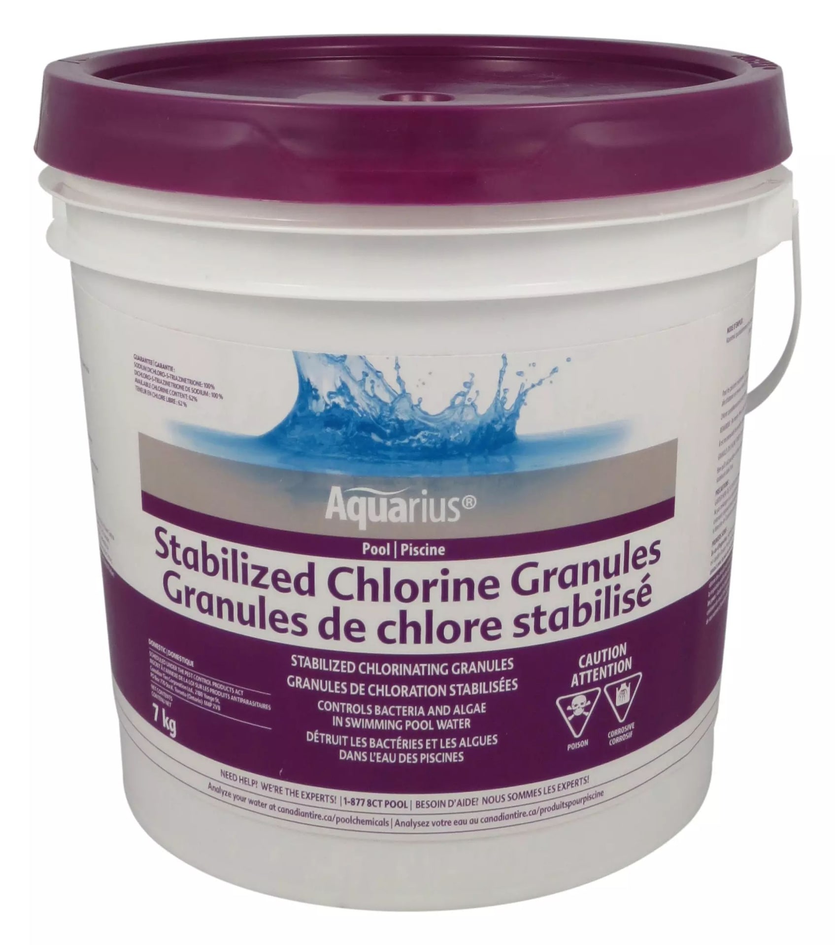 Aquarius Pool Stabilized Granular Chlorine, 7kg Canadian Tire