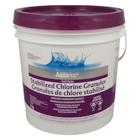 Aquarius Pool Stabilized Granular Chlorine, 7kg Front_Elevated
