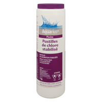 Pastilles de chlore stabilisé Aquarius, 1 kg Front_Flat