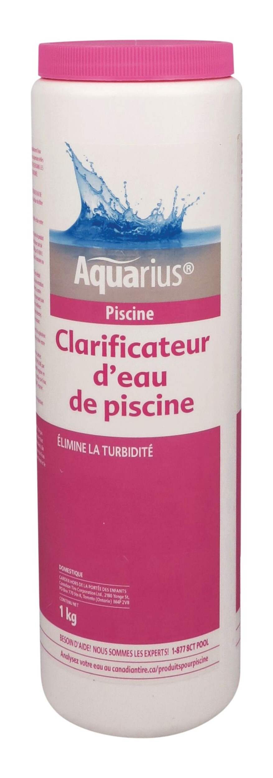 Aquarius 5 Pool Water Clarifier Granules,  1-kg Front_Flat