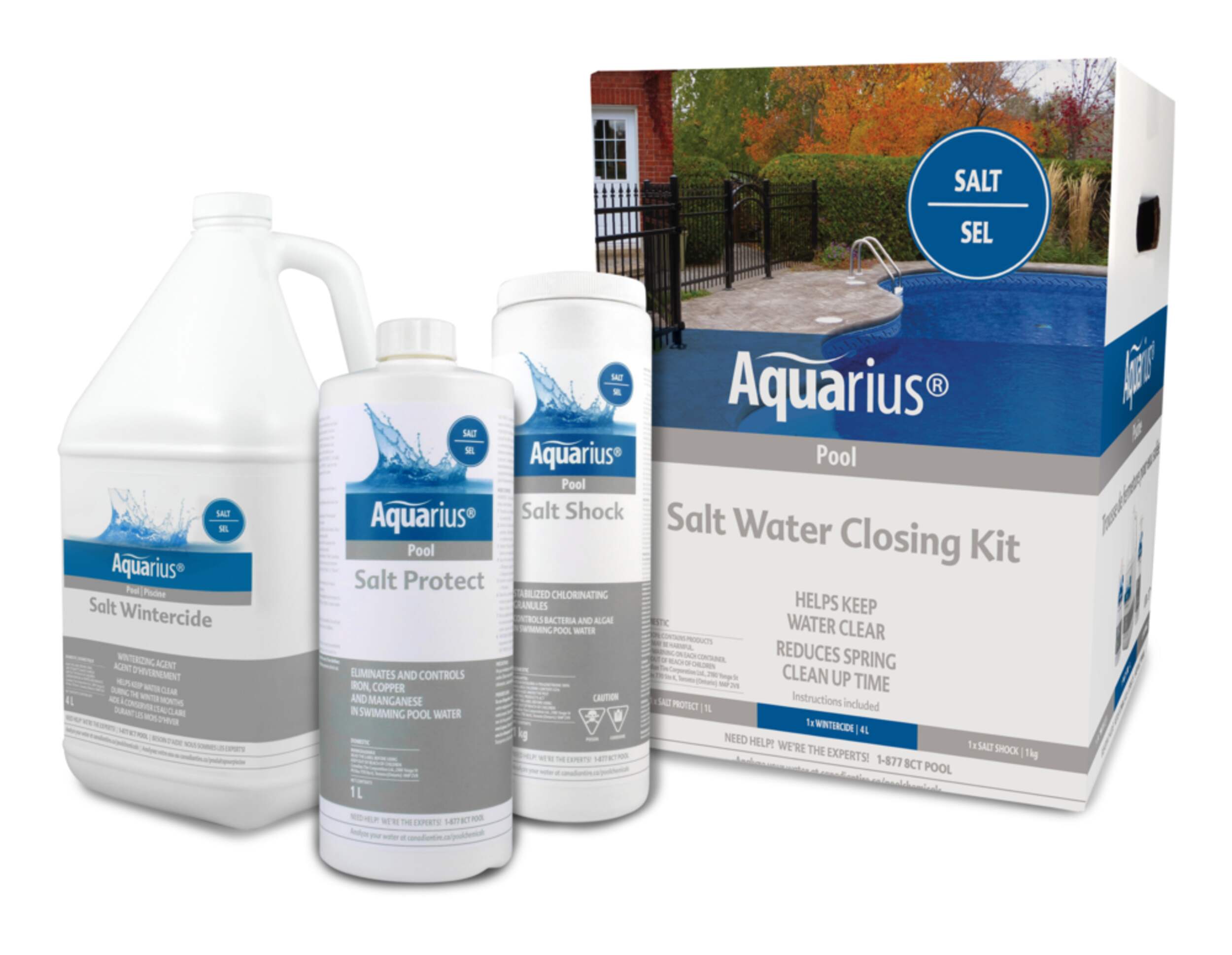Aquarius Salt Water Swimming Pool Winter Closing Kit Composite_or_Mixed