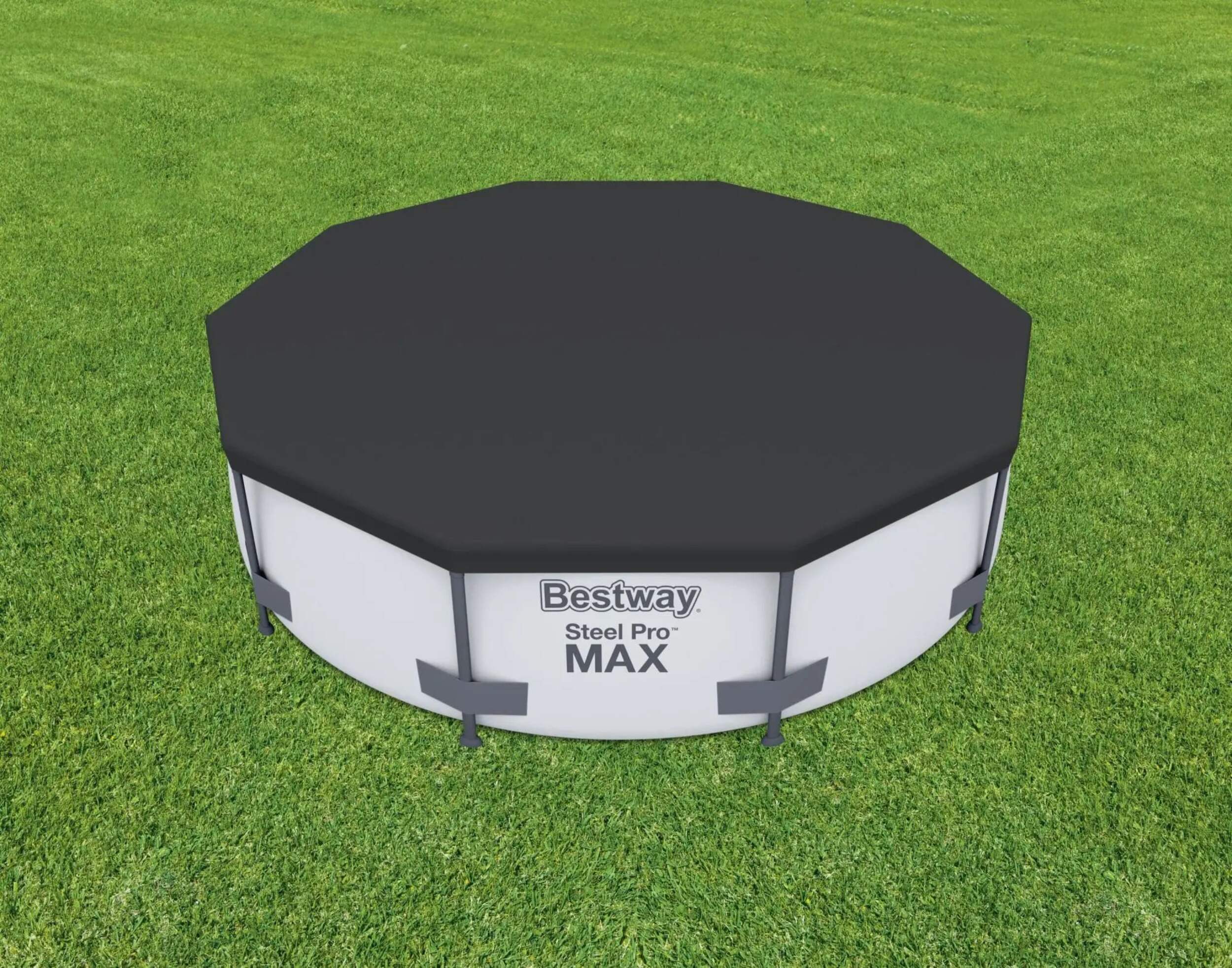 Bestway Flowclear™ Steel Pro Frame Debris Pool Cover, 10ft Canadian Tire