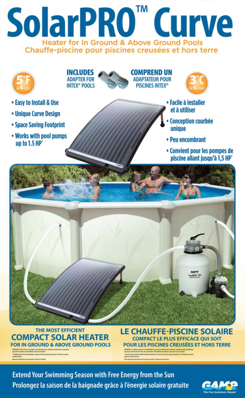 Chauffage solaire CALIENTE OPTIMA, chauffer l'eau de piscine gratuitement