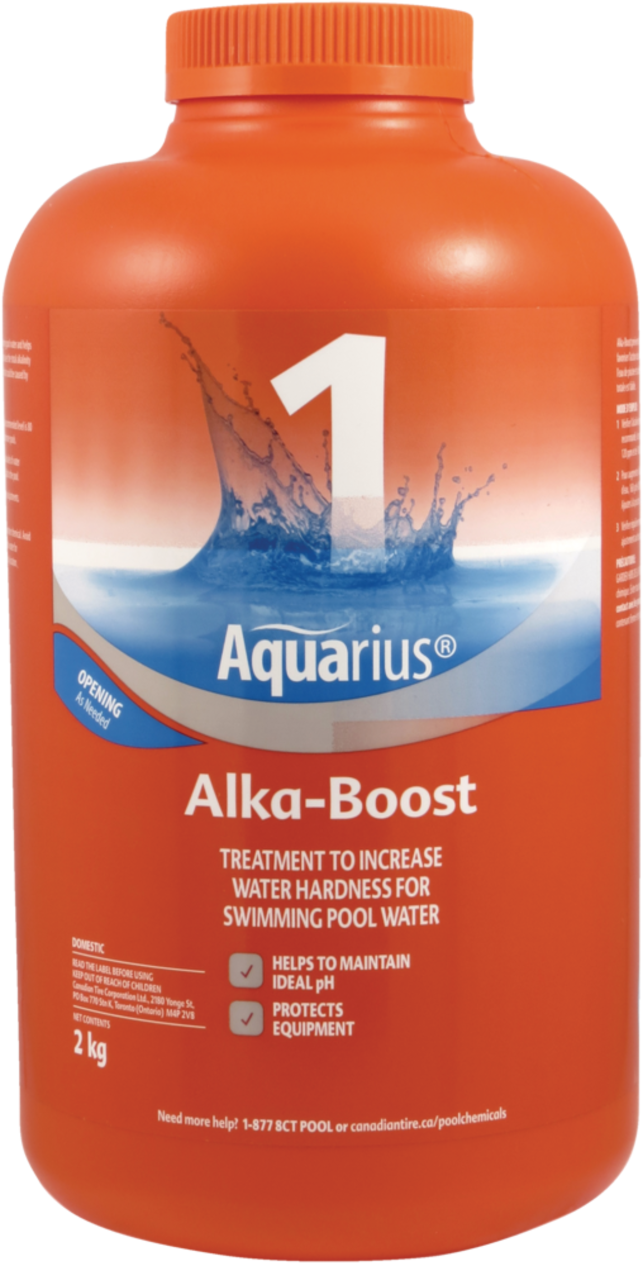 Aquarius Alka-Boost Step 1 Pool Treatment, 2-kg Front_Flat