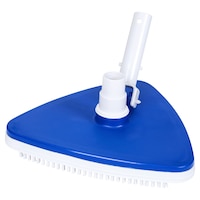 Aquarius Triangular Pool Vacuum Head with Swivel Adapter Front_Three_Fourths_Angled_Left