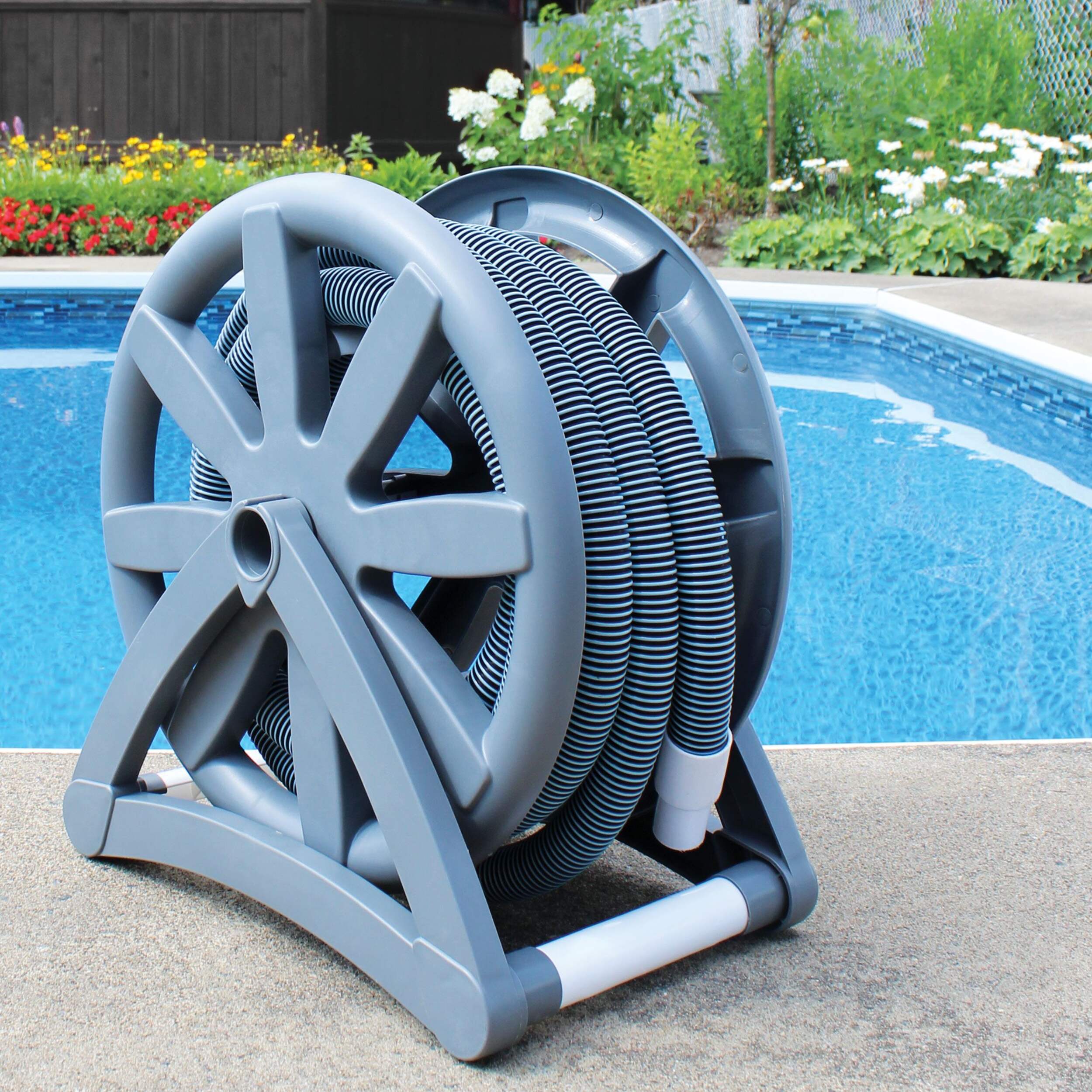 Aquarius Pool Vacuum Hose Reel, for up to 50ft hoses Canadian Tire