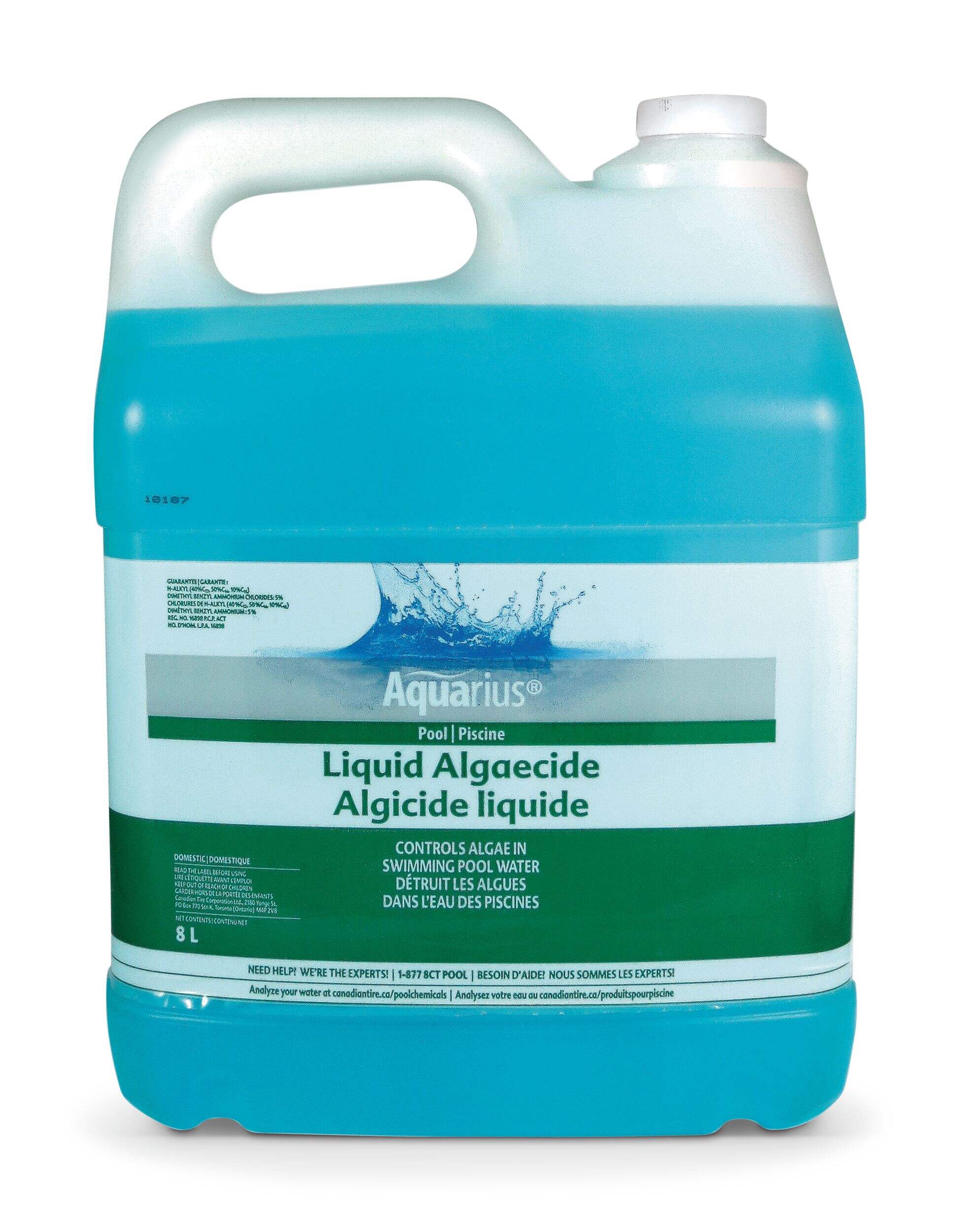 Aquarius 5% Liquid Algaecide, 8-L Front_Flat