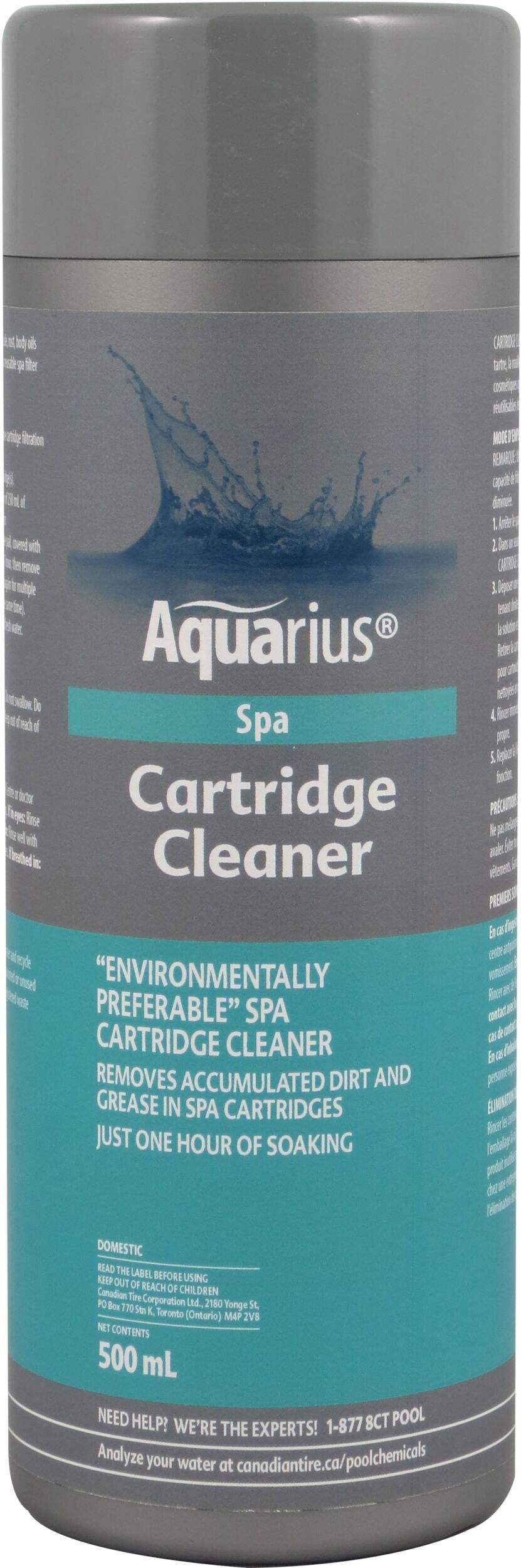 Aquarius Spa Cartridge Cleaner, 500-mL Front_Flat
