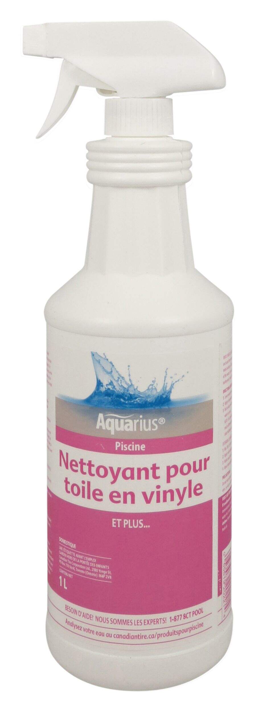 Nettoyant pour toile de piscine en vinyle Aquarius Front_Flat