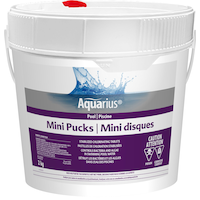 Aquarius Mini Pucks Stabilized Chlorine Tablets, 2-kg Front_Elevated