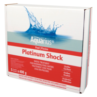 Aquarius Platinum Shock, Shock Treatment for Swimming Pool Waters Front_Angled_Left