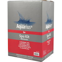 Aquarius Spa Kit with Bromine Front_Angled_Left
