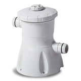 Summer Waves Pool Cartridge Filter Pump without Seal, for Above Ground Pool, 330 GPH Front_Three_Fourths_Angled_Left