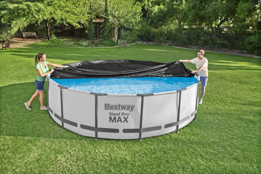 Bestway Flowclear™ Fast Set Steel Pro Max Frame Debris Pool Cover