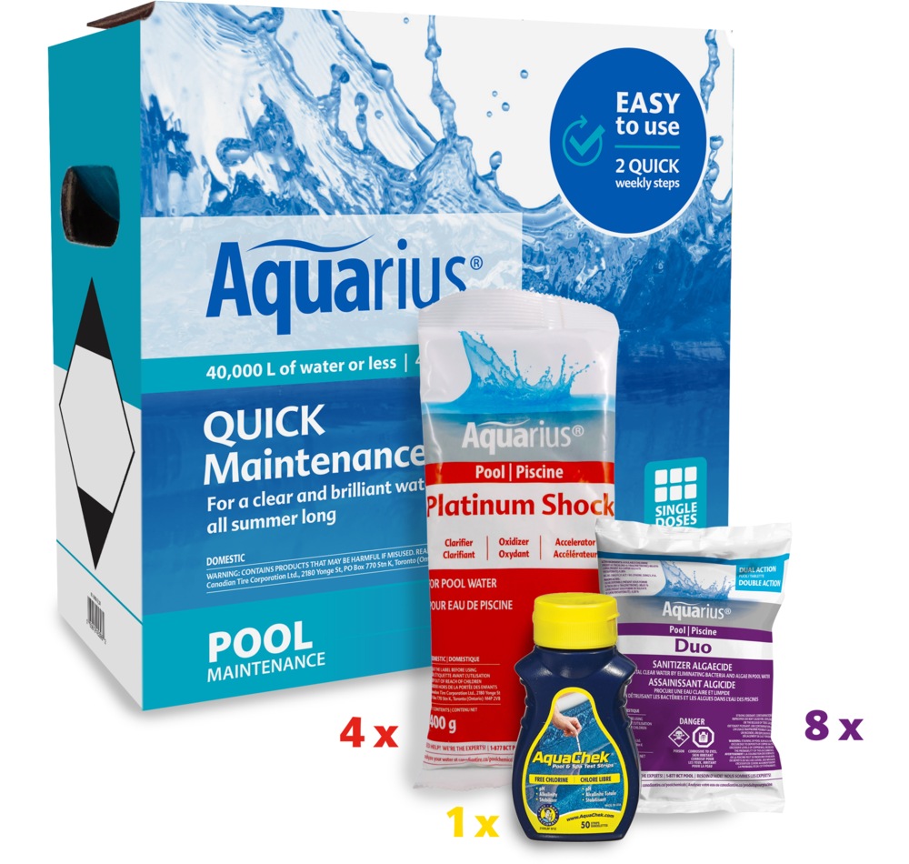 Aquarius Large Pool Chemical Kit for Swimming Pool Canadian Tire