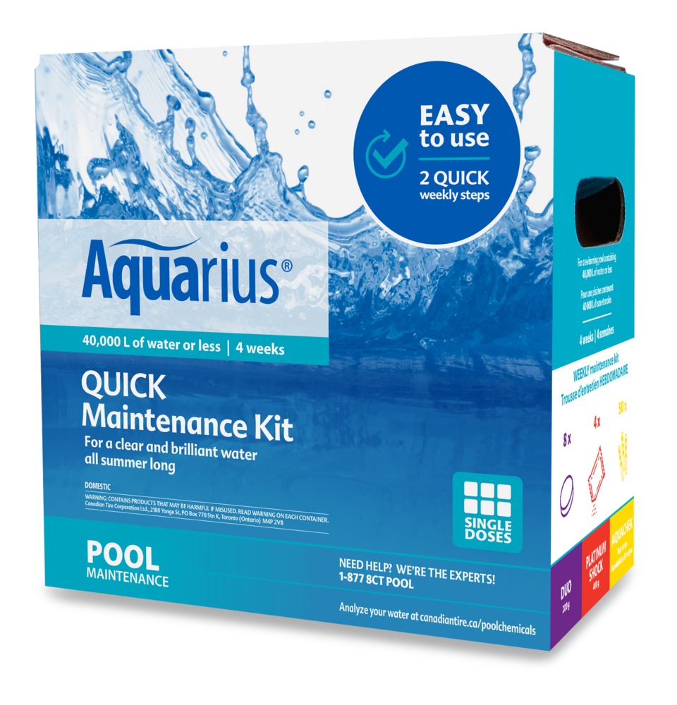 Aquarius Large Pool Chemical Kit for Swimming Pool Canadian Tire