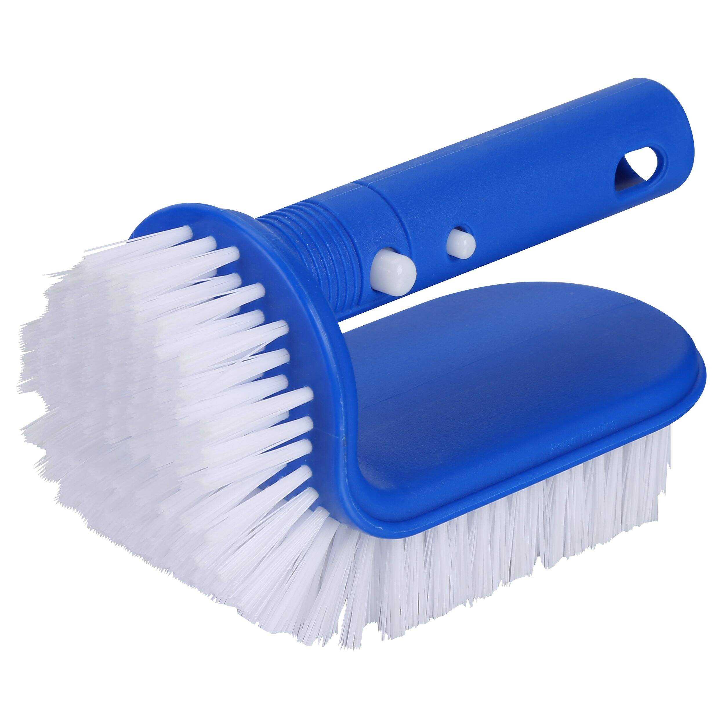 Aquarius Curved Pool Hand Brush Front_Three_Fourths_Angled_Left