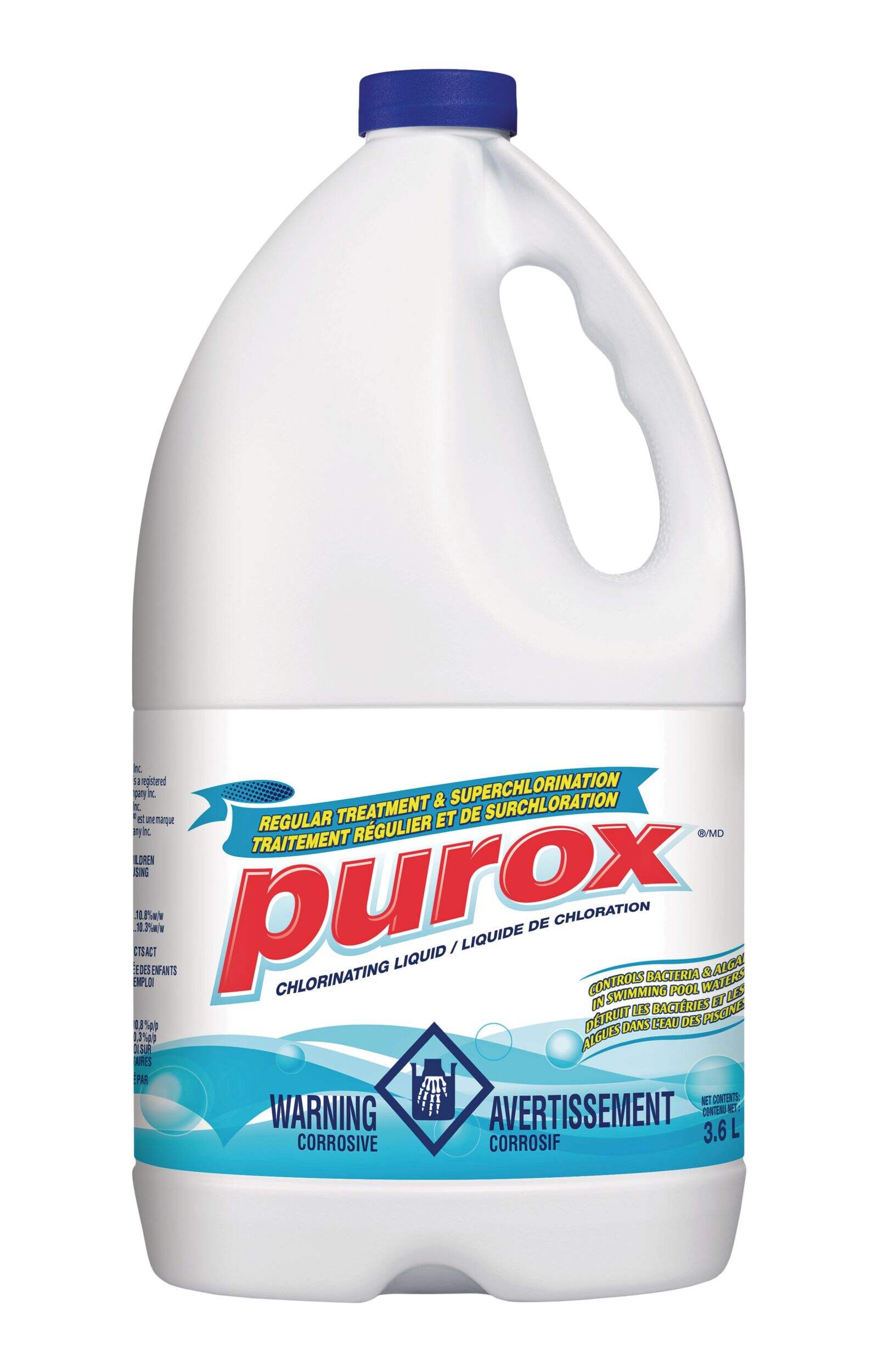Purox Liquid Pool Chlorine, 3.6-L Front_Flat