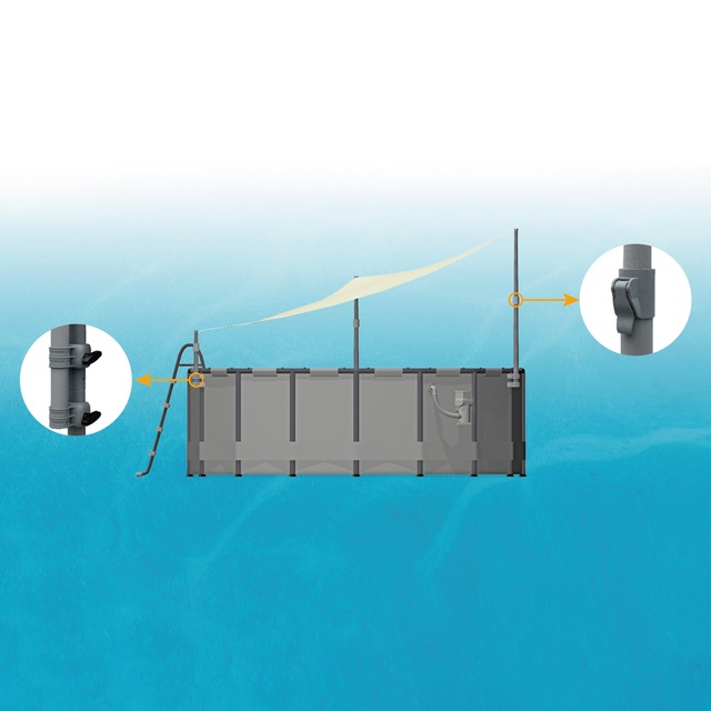 Swimways Pool Canopy for 14 to 16ft Pools Canadian Tire