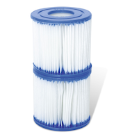 Flowclear Replacement Swimming Pool Filter Cartridges, for Small Pumps, 2-pk