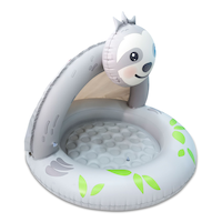 Stella & Finn Sloth Canopy Inflatable Pool/Water Float Front_Three_Fourths_Angled_Right