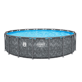 Piscine à cadre en acier Coleman APX 365, 18 pi x 52 po Front_Elevated