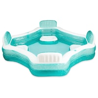 Funsicle Summer Escape Wading Pool with Cup Holders, Square, PVC Front_Angled_Right