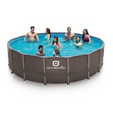 Outbound Steel Frame Pool, 16-ft x 48-in Front_Elevated