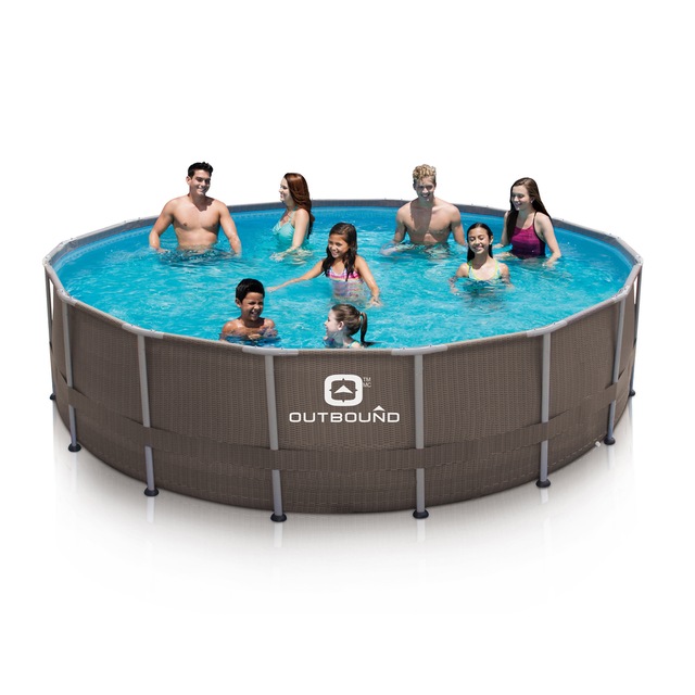 Outbound Steel Frame Pool, 16ft x 48in Canadian Tire