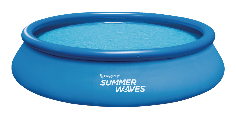 Summer Waves® Round Quick Set Inflatable Pool with Filter Pump, 15ft x