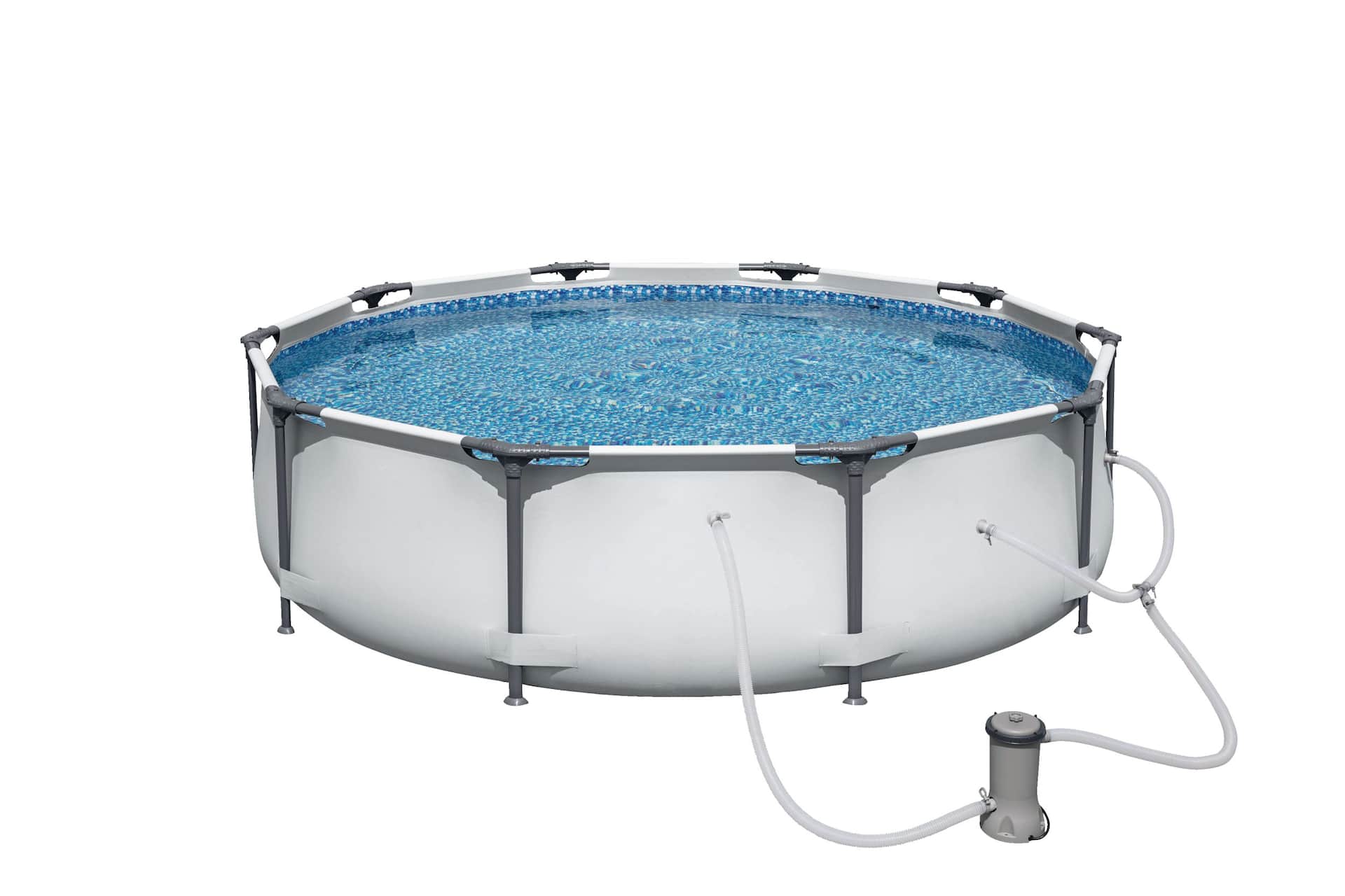 Hydro-force™ Pro Max Round Steel Frame Swimming Pool, 10-ft x 30
