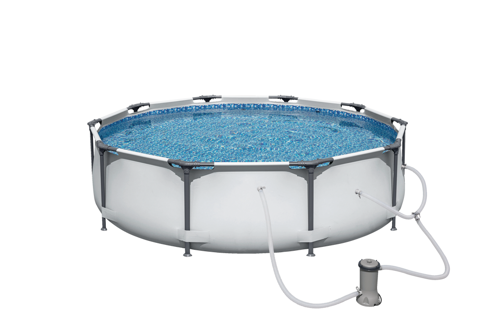 Hydroforce™ Pro Max Round Steel Frame Swimming Pool, 10ft x 30in