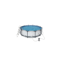 Piscine ronde à armature en acier Hydro-force Pro Max, 12 pi x 40 po Front_Elevated