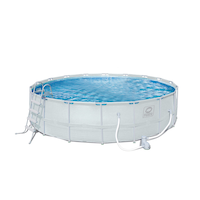 Piscine ronde, acier, 18 pi x 48 po