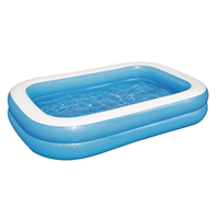 Bestway Rectangular Inflatable Family Wading Pool, 8 1/2-ft x 5.8-ft x 20-in